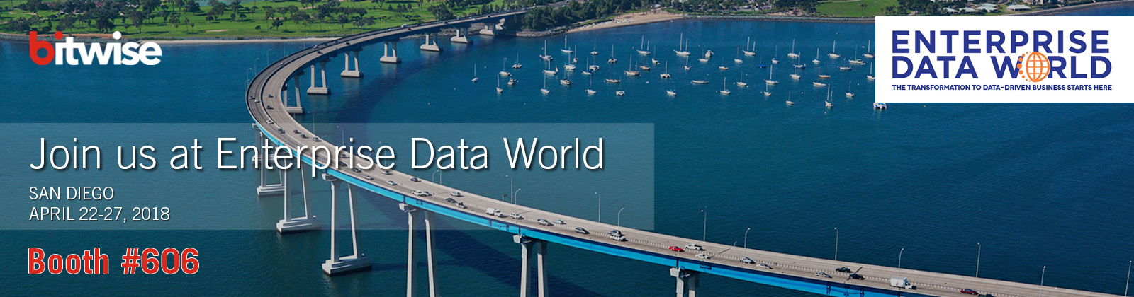 Join us at Enterprise Data World