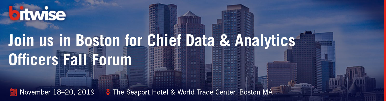 Chief Data & Analytics Officers Fall Forum, Boston | Bitwise